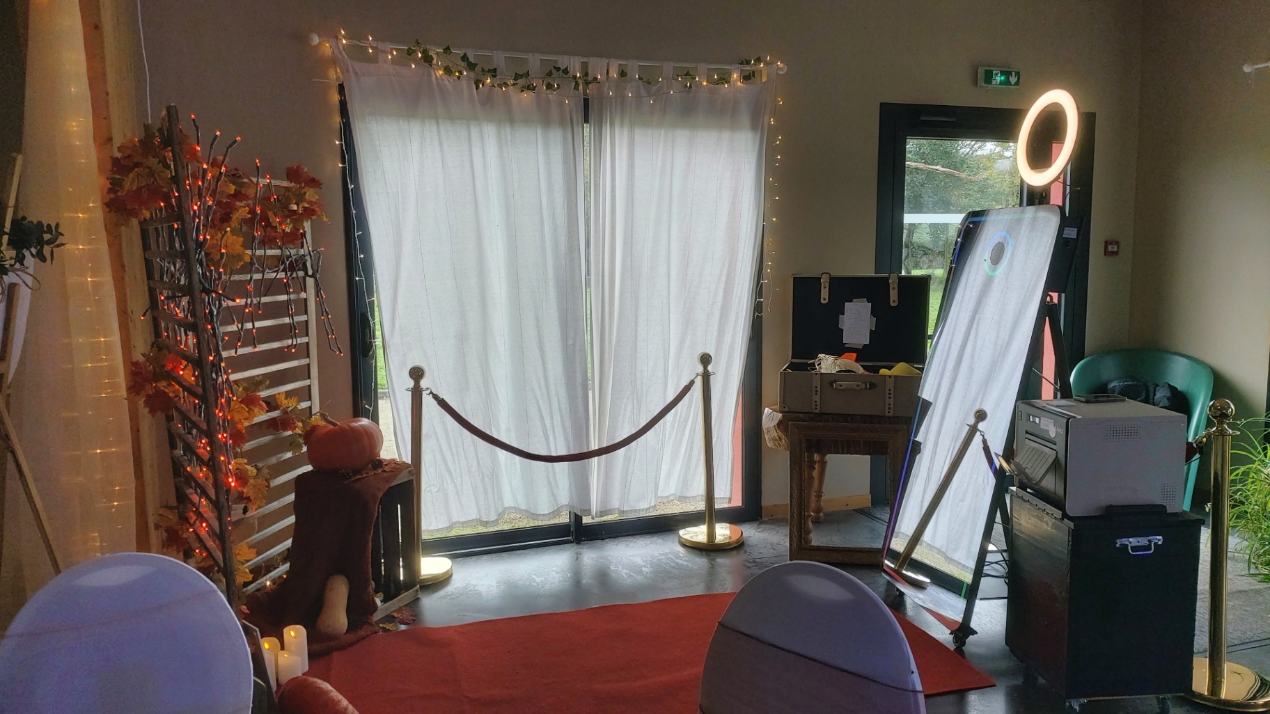 Photobooth — Décor automnal