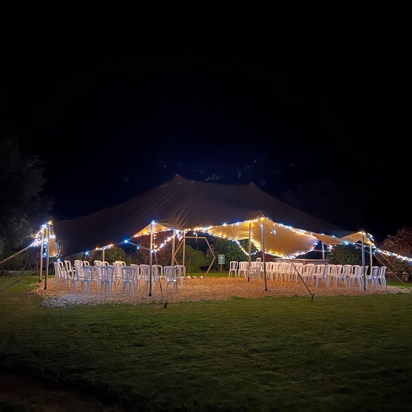 Tente berbère illuminée